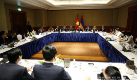 Meeting of H.E. Mr. Nikol PASHINYAN, Prime Minister of the Republic of Armenia with the leadership of Vietnam’s Chamber of Commerce and Industry and two dozen major businessmen from Vietnam.