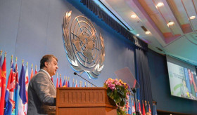 ՄԱԿ-ի Ասիա-խաղաղօվկիանոսյան տարածաշրջանի տնտեսական և սոցիալական հանձնաժողովում ՀՀ մշտական ներկայացուցիչ Ն.Գ. դեսպան Վահրամ Կաժոյանի մասնակցությունը հանձնաժողովի 79-րդ նստաշրջանին: