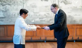 Ambassador Baghdasaryan Presented His Credentials to the President of the Philippines