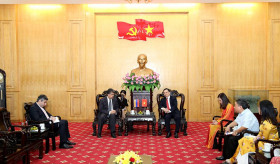Meeting between the Ambassador of the Republic of Armenia to the Socialist Republic of Vietnam, Vahram Kazhoyan, had a meeting with the Deputy Director of Ho Chi Minh National Academy of Politics, Duong Trung Y