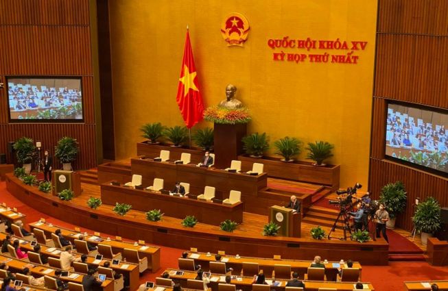 ՎՍՀ-ում ՀՀ դեսպան Վահրամ Կաժոյանի մասնակցությունը Վիետնամի Սոցիալիստական Հանրապետության Ազգային Ժողովի 15-րդ գումարման առաջին նստաշրջանի բացման հանդիսավոր արարողությանը: