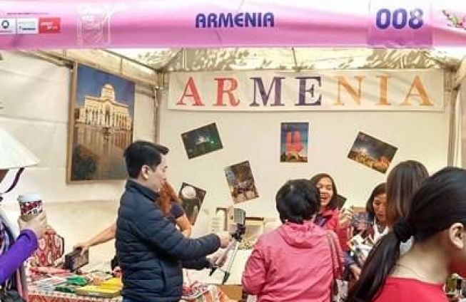 Participation of the  Embassy of the Republic of Armenia to Vietnam participated in the annual 2019 INTERNATIONAL FOOD FESTIVAL charity festival organized by the Ministry of Foreign Affairs of Vietnam.