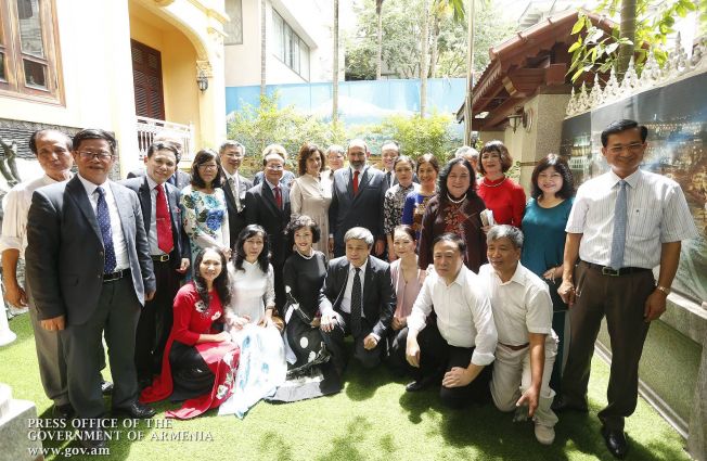 Visit of H.E. Mr. Nikol PASHINYAN, Prime Minister of the Republic of Armenia to the Embassy of the Republic of Armenia to the Socialist Republic of Vietnam.