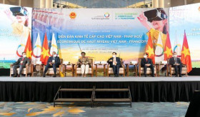 Participation of the Ambassador of the Republic of Armenia to Vietnam Vahram Kazhoyan  in the official ceremony of the opening of Vietnam-Francophonie economic forum.