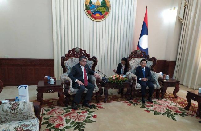 Working visit of H.E. Mr. Vahram Kazhoyan, Ambassador of the Republic of Armenia to the Lao People's Democratic Republic to Laos.