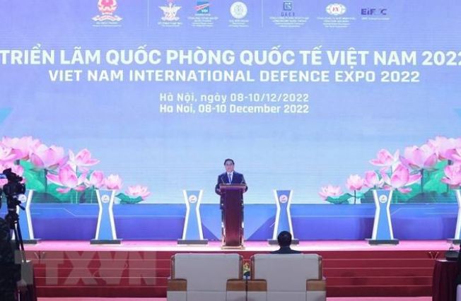 ՎՍՀ-ում ՀՀ դեսպան Վահրամ Կաժոյանի մասնակցությունը Պաշտպանության միջազգային էքսպո Վիետնամ-2022-ի բացման պաշտոնական արարողությանը: