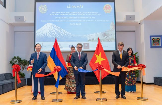 Opening of the Honorary Consulate of the Republic of Armenia in Ho Chi Minh City, Viet Nam.