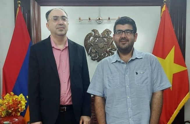 Ambassador Baghdasaryan Receives Armenian Representative of the “McCain Global Leaders” Program