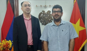 Ambassador Baghdasaryan Receives Armenian Representative of the “McCain Global Leaders” Program