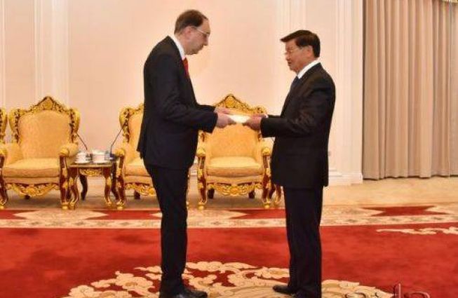 Ambassador Baghdasaryan presented his credentials to the President of the Lao People's Democratic Republic