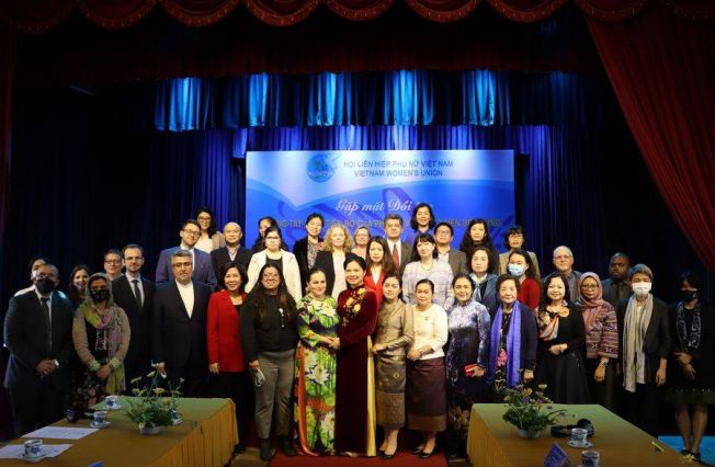Participation of the Ambassador of the Republic of Armenia to Vietnam Vahram Kazhoyan in the conference entitled “Joining Hands for Women’s  Advancement and Sustainable Development” organized by the Vietnam Women’s Union of the Communist Party.